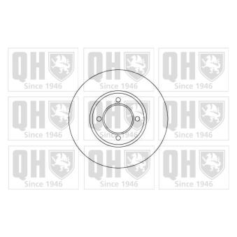Jeu de 2 disques de frein avant QUINTON HAZELL BDC3794