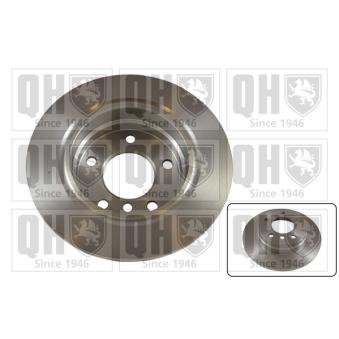 Jeu de 2 disques de frein arrière QUINTON HAZELL OEM 34211164511