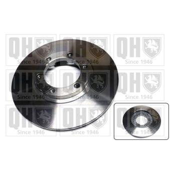 Jeu de 2 disques de frein avant QUINTON HAZELL [BDC3828]