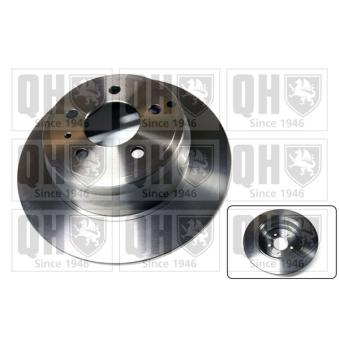 Jeu de 2 disques de frein arrière QUINTON HAZELL BDC3913 pour VOLVO V70 2.0 - 180cv