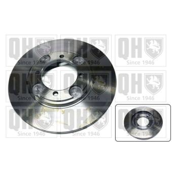 Jeu de 2 disques de frein avant QUINTON HAZELL OEM 5171228300