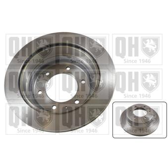 Jeu de 2 disques de frein arrière QUINTON HAZELL OEM 8970460810