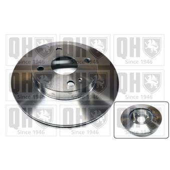 Jeu de 2 disques de frein avant QUINTON HAZELL BDC3960 pour MAZDA MX-5 1.6 - 115cv