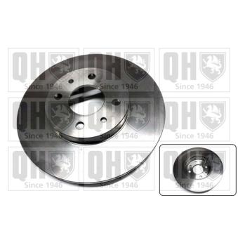 Jeu de 2 disques de frein avant QUINTON HAZELL OEM 7701204300