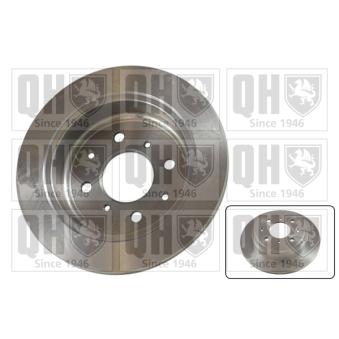 Jeu de 2 disques de frein arrière QUINTON HAZELL BDC4369 pour LOTUS ELISE 1.8 - 122cv