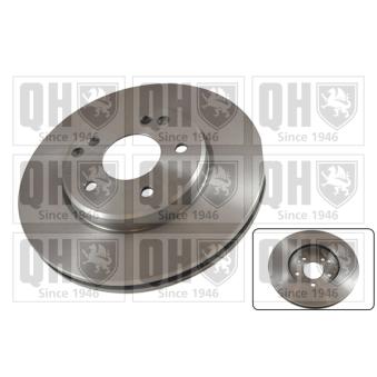 Jeu de 2 disques de frein avant QUINTON HAZELL BDC4539 pour MERCEDES-BENZ CLASSE E E 280 - 204cv