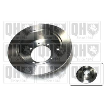 Jeu de 2 disques de frein arrière QUINTON HAZELL OEM MB668083