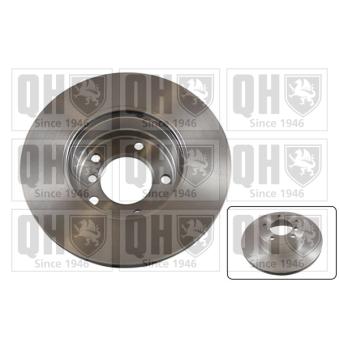 Jeu de 2 disques de frein avant QUINTON HAZELL BDC4623 pour SSANGYONG REXTON 528 i - 193cv
