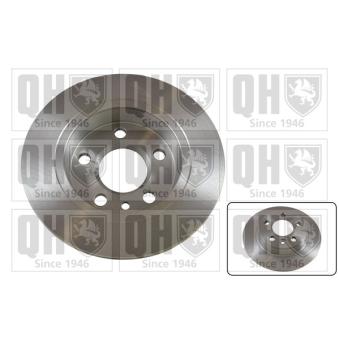 Jeu de 2 disques de frein arrière QUINTON HAZELL BDC4627 pour BMW Z8 1.9 TDI - 110cv
