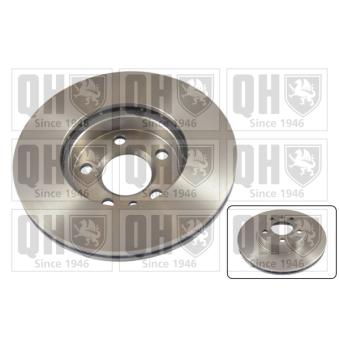 Jeu de 2 disques de frein avant QUINTON HAZELL OEM 1001093