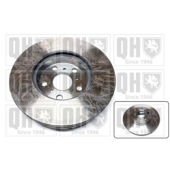 Jeu de 2 disques de frein avant QUINTON HAZELL OEM 4351220360