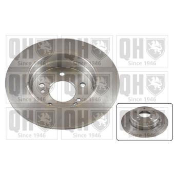 Jeu de 2 disques de frein arrière QUINTON HAZELL BDC4673 pour FIAT FREEMONT E 250 Turbo D - 126cv