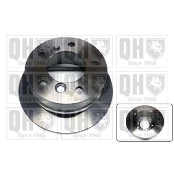 Jeu de 2 disques de frein arrière QUINTON HAZELL OEM 68043585AA