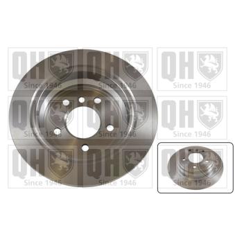 Jeu de 2 disques de frein arrière QUINTON HAZELL OEM 34211163835