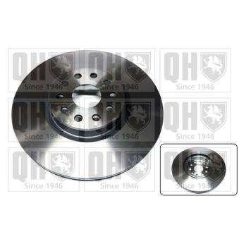 Jeu de 2 disques de frein avant QUINTON HAZELL BDC4756 pour KIA SORENTO 2.0 TS - 150cv