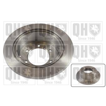 Jeu de 2 disques de frein arrière QUINTON HAZELL OEM MB618797