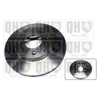 Jeu de 2 disques de frein avant QUINTON HAZELL [BDC4775]