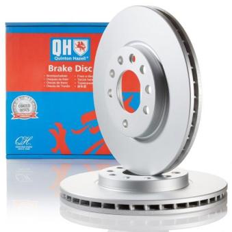 Jeu de 2 disques de frein avant QUINTON HAZELL BDC4814 pour SUBARU JUSTY 1.7 CDTI - 110cv