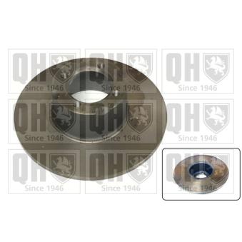 Jeu de 2 disques de frein avant QUINTON HAZELL [BDC4978]