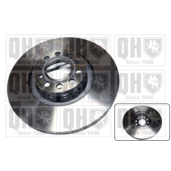 Jeu de 2 disques de frein avant QUINTON HAZELL OEM 4D0615301J