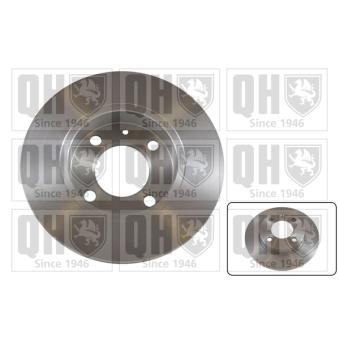 Jeu de 2 disques de frein arrière QUINTON HAZELL OEM 6N0615601B