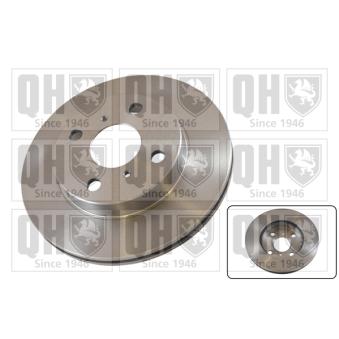 Jeu de 2 disques de frein avant QUINTON HAZELL OEM 4351252020