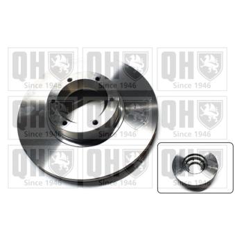 Jeu de 2 disques de frein avant QUINTON HAZELL OEM 7700302128