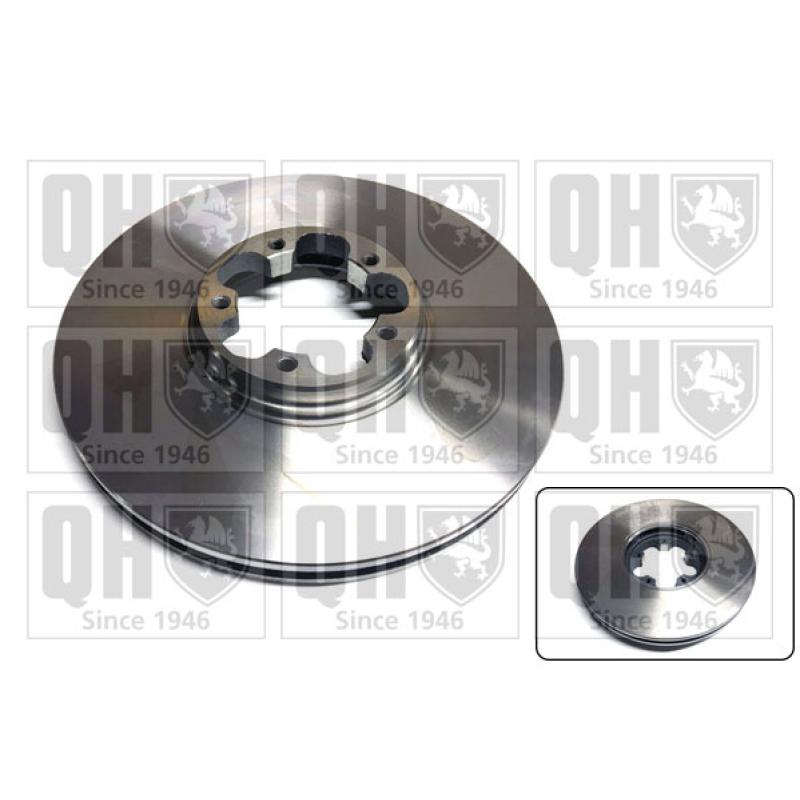 Jeu de 2 disques de frein avant QUINTON HAZELL BDC5214 - Visuel 1