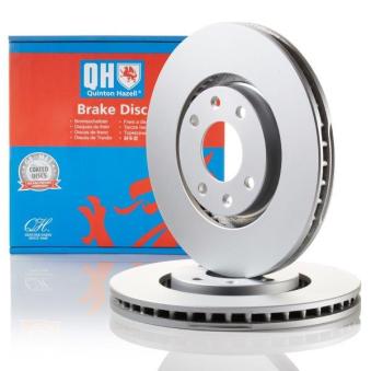 Jeu de 2 disques de frein avant QUINTON HAZELL BDC5241 pour PEUGEOT PARTNER 1.2 THP - 110cv