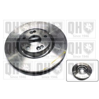 Jeu de 2 disques de frein avant QUINTON HAZELL OEM 7701206673
