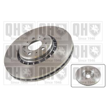 Jeu de 2 disques de frein avant QUINTON HAZELL OEM 31400893