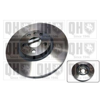 Jeu de 2 disques de frein avant QUINTON HAZELL BDC5360