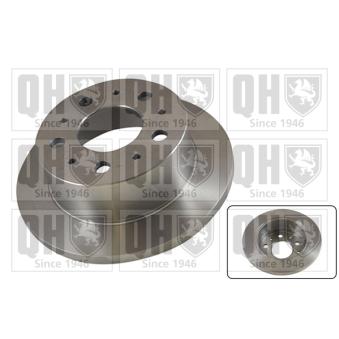 Jeu de 2 disques de frein arrière QUINTON HAZELL OEM 51740248