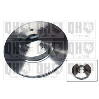 Jeu de 2 disques de frein avant QUINTON HAZELL [BDC5368]