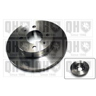 Jeu de 2 disques de frein avant QUINTON HAZELL OEM 5171225061