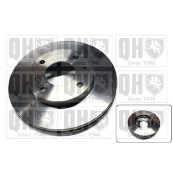 Jeu de 2 disques de frein avant QUINTON HAZELL OEM 5171238100