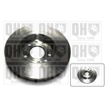 Jeu de 2 disques de frein arrière QUINTON HAZELL OEM 46836489