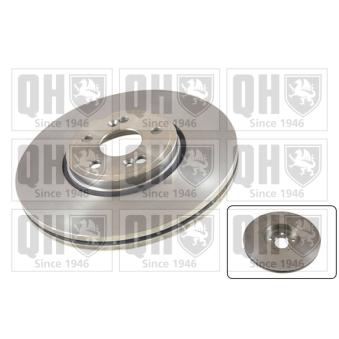 Jeu de 2 disques de frein avant QUINTON HAZELL OEM 8463053