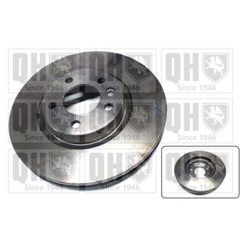 Jeu de 2 disques de frein avant QUINTON HAZELL OEM 7H0615301E