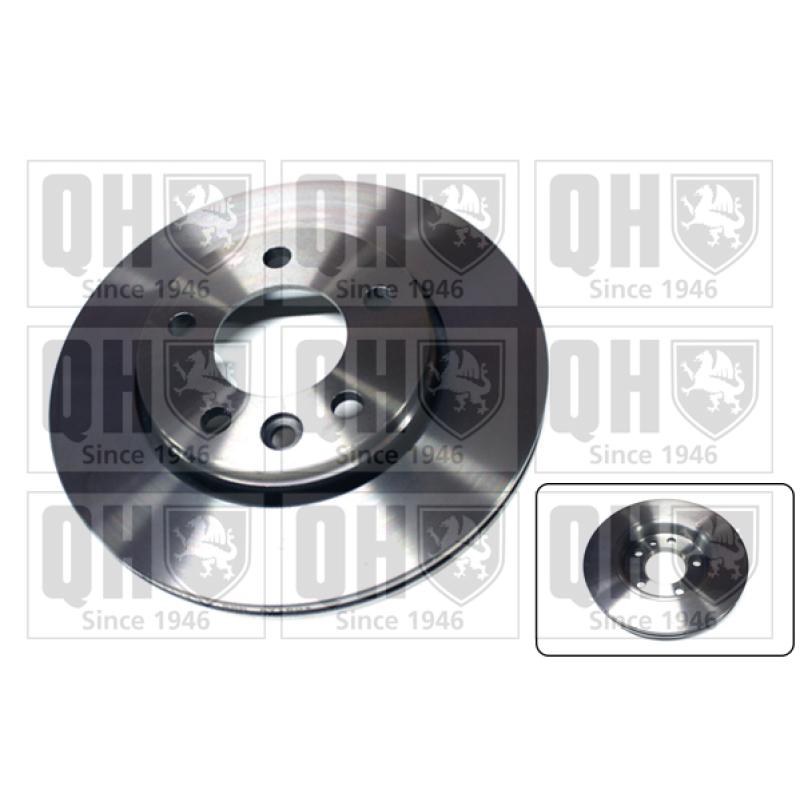 Jeu de 2 disques de frein arrière QUINTON HAZELL BDC5473 - Visuel 1