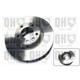 Disque de frein avant droit QUINTON HAZELL OEM 7L6615302K
