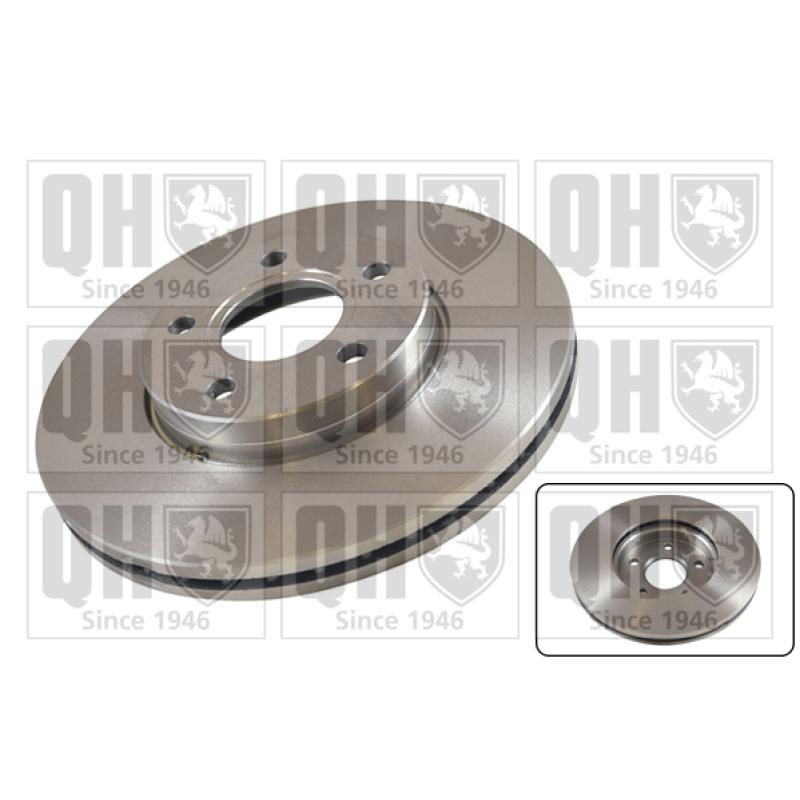 Jeu de 2 disques de frein avant QUINTON HAZELL BDC5486 - Visuel 1