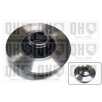 Jeu de 2 disques de frein arrière QUINTON HAZELL BDC5494 pour RENAULT TRAFIC 1.9 DCI 80 - 82cv