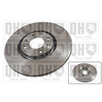 Jeu de 2 disques de frein avant QUINTON HAZELL BDC5520 pour MERCEDES-BENZ CLASSE E E-TENSE - 156cv