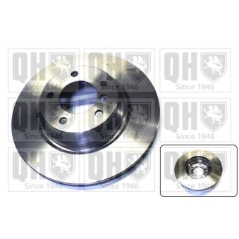 Jeu de 2 disques de frein avant QUINTON HAZELL BDC5528 pour SAAB 9000 330 i - 272ch