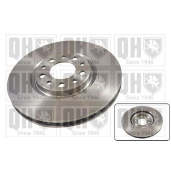 Jeu de 2 disques de frein avant QUINTON HAZELL BDC5532 pour ALFA ROMEO 159 2.2 JTS - 185cv