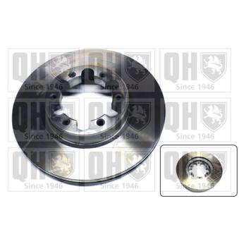 Jeu de 2 disques de frein avant QUINTON HAZELL OEM 5001871214