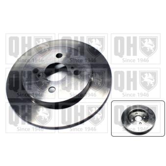 Jeu de 2 disques de frein arrière QUINTON HAZELL OEM 424310D110