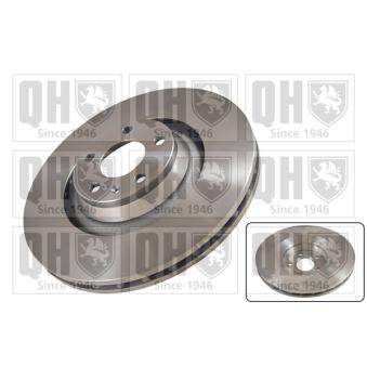 Jeu de 2 disques de frein avant QUINTON HAZELL OEM 4F0615301G