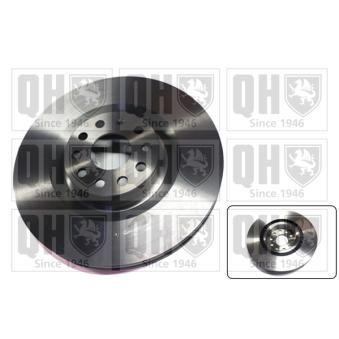 Jeu de 2 disques de frein avant QUINTON HAZELL [BDC5575]